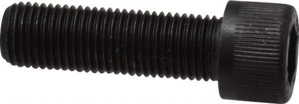 Unbrako - 3/8-24 UNF Hex Socket Drive, Socket Cap Screw - Alloy Steel, Black Oxide Finish, 1-1/4" Length Under Head - Exact Industrial Supply
