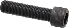Unbrako - 3/8-24 UNF Hex Socket Drive, Socket Cap Screw - Alloy Steel, Black Oxide Finish, 1-1/2" Length Under Head - Exact Industrial Supply