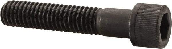 Unbrako - 7/16-14 UNC Hex Socket Drive, Socket Cap Screw - Alloy Steel, Black Oxide Finish, 2-1/4" Length Under Head - Exact Industrial Supply