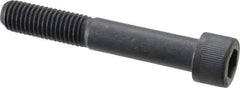 Unbrako - 5/8-11 UNC Hex Socket Drive, Socket Cap Screw - Alloy Steel, Black Oxide Finish, 4" Length Under Head - Exact Industrial Supply