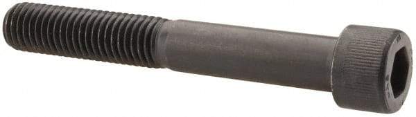 Unbrako - 5/8-11 UNC Hex Socket Drive, Socket Cap Screw - Alloy Steel, Black Oxide Finish, 4-1/2" Length Under Head - Exact Industrial Supply