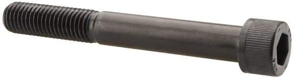 Unbrako - 5/8-11 UNC Hex Socket Drive, Socket Cap Screw - Alloy Steel, Black Oxide Finish, 5" Length Under Head - Exact Industrial Supply