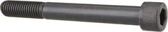 Unbrako - 5/8-11 UNC Hex Socket Drive, Socket Cap Screw - Alloy Steel, Black Oxide Finish, 5-1/2" Length Under Head - Exact Industrial Supply