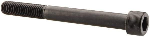 Unbrako - 5/8-11 UNC Hex Socket Drive, Socket Cap Screw - Alloy Steel, Black Oxide Finish, 6" Length Under Head - Exact Industrial Supply