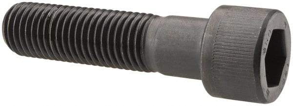 Unbrako - 7/8-9 UNC Hex Socket Drive, Socket Cap Screw - Alloy Steel, Black Oxide Finish, 3-1/2" Length Under Head - Exact Industrial Supply
