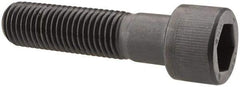Unbrako - 7/8-9 UNC Hex Socket Drive, Socket Cap Screw - Alloy Steel, Black Oxide Finish, 3-1/2" Length Under Head - Exact Industrial Supply