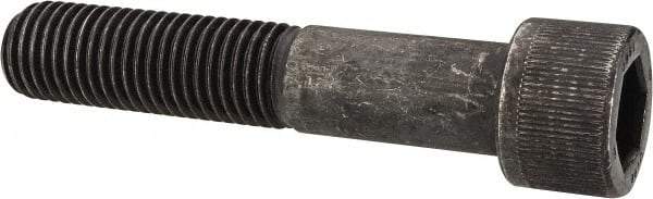 Unbrako - 7/8-9 UNC Hex Socket Drive, Socket Cap Screw - Alloy Steel, Black Oxide Finish, 4-1/2" Length Under Head - Exact Industrial Supply