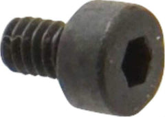 Unbrako - M2x0.40 Metric Coarse Hex Socket Drive, Socket Cap Screw - Grade 12.9 Alloy Steel, Black Oxide Finish, 3mm Length Under Head - Exact Industrial Supply