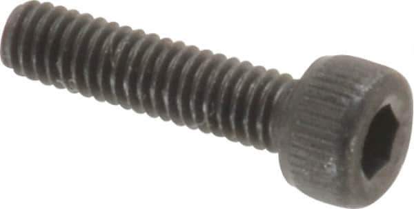 Unbrako - M2.5x0.45 Metric Coarse Hex Socket Drive, Socket Cap Screw - Grade 12.9 Alloy Steel, Black Oxide Finish, 10mm Length Under Head - Exact Industrial Supply