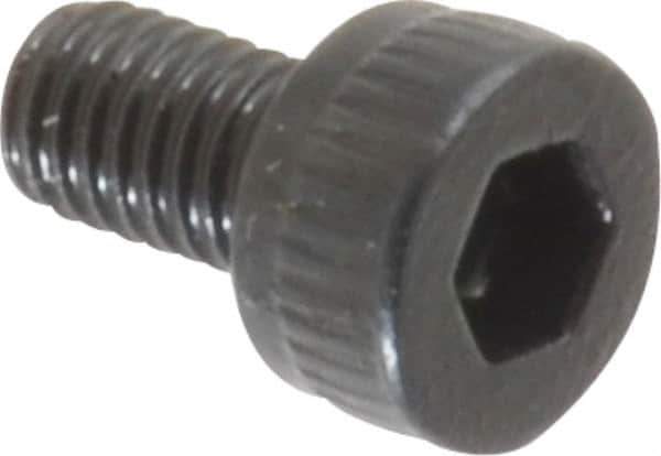 Unbrako - M3x0.50 Metric Coarse Hex Socket Drive, Socket Cap Screw - Grade 12.9 Alloy Steel, Black Oxide Finish, 5mm Length Under Head - Exact Industrial Supply