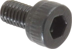Unbrako - M3x0.50 Metric Coarse Hex Socket Drive, Socket Cap Screw - Grade 12.9 Alloy Steel, Black Oxide Finish, 5mm Length Under Head - Exact Industrial Supply