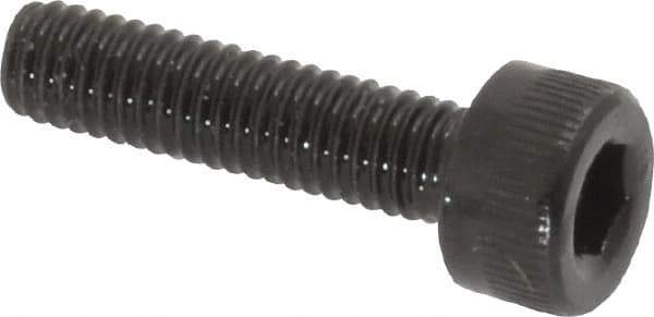 Unbrako - M3x0.50 Metric Coarse Hex Socket Drive, Socket Cap Screw - Grade 12.9 Alloy Steel, Black Oxide Finish, 12mm Length Under Head - Exact Industrial Supply