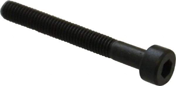 Unbrako - M3x0.50 Metric Coarse Hex Socket Drive, Socket Cap Screw - Grade 12.9 Alloy Steel, Black Oxide Finish, 25mm Length Under Head - Exact Industrial Supply