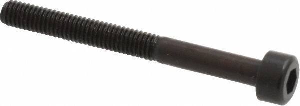 Unbrako - M3x0.50 Metric Coarse Hex Socket Drive, Socket Cap Screw - Grade 12.9 Alloy Steel, Black Oxide Finish, 30mm Length Under Head - Exact Industrial Supply