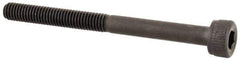 Unbrako - M3x0.50 Metric Coarse Hex Socket Drive, Socket Cap Screw - Grade 12.9 Alloy Steel, Black Oxide Finish, 35mm Length Under Head - Exact Industrial Supply