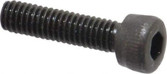 Unbrako - M4x0.70 Metric Coarse Hex Socket Drive, Socket Cap Screw - Grade 12.9 Alloy Steel, Black Oxide Finish, 16mm Length Under Head - Exact Industrial Supply