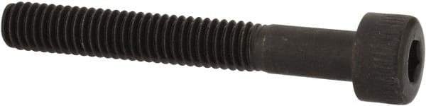 Unbrako - M4x0.70 Metric Coarse Hex Socket Drive, Socket Cap Screw - Grade 12.9 Alloy Steel, Black Oxide Finish, 30mm Length Under Head - Exact Industrial Supply
