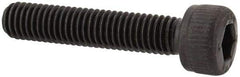 Unbrako - M5x0.80 Metric Coarse Hex Socket Drive, Socket Cap Screw - Grade 12.9 Alloy Steel, Black Oxide Finish, 25mm Length Under Head - Exact Industrial Supply