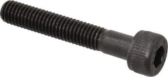 Unbrako - M5x0.80 Metric Coarse Hex Socket Drive, Socket Cap Screw - Grade 12.9 Alloy Steel, Black Oxide Finish, 30mm Length Under Head - Exact Industrial Supply