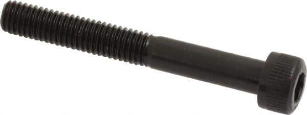 Unbrako - M5x0.80 Metric Coarse Hex Socket Drive, Socket Cap Screw - Grade 12.9 Alloy Steel, Black Oxide Finish, 40mm Length Under Head - Exact Industrial Supply