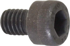 Unbrako - M6x1.00 Metric Coarse Hex Socket Drive, Socket Cap Screw - Grade 12.9 Alloy Steel, Black Oxide Finish, 8mm Length Under Head - Exact Industrial Supply