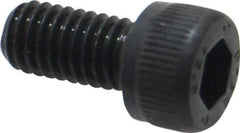 Unbrako - M6x1.00 Metric Coarse Hex Socket Drive, Socket Cap Screw - Grade 12.9 Alloy Steel, Black Oxide Finish, 12mm Length Under Head - Exact Industrial Supply