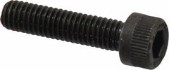 Unbrako - M6x1.00 Metric Coarse Hex Socket Drive, Socket Cap Screw - Grade 12.9 Alloy Steel, Black Oxide Finish, 25mm Length Under Head - Exact Industrial Supply