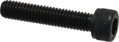 Unbrako - M6x1.00 Metric Coarse Hex Socket Drive, Socket Cap Screw - Grade 12.9 Alloy Steel, Black Oxide Finish, 30mm Length Under Head - Exact Industrial Supply