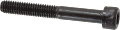 Unbrako - M6x1.00 Metric Coarse Hex Socket Drive, Socket Cap Screw - Grade 12.9 Alloy Steel, Black Oxide Finish, 45mm Length Under Head - Exact Industrial Supply