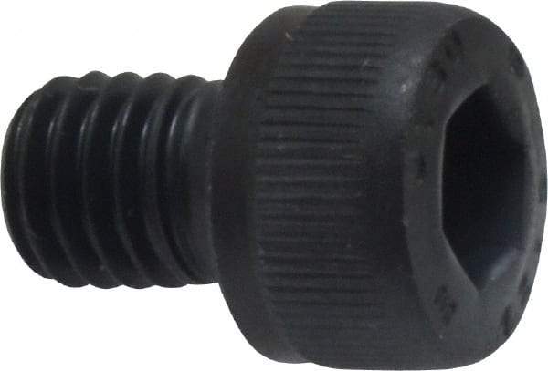 Unbrako - M8x1.25 Metric Coarse Hex Socket Drive, Socket Cap Screw - Grade 12.9 Alloy Steel, Black Oxide Finish, 10mm Length Under Head - Exact Industrial Supply