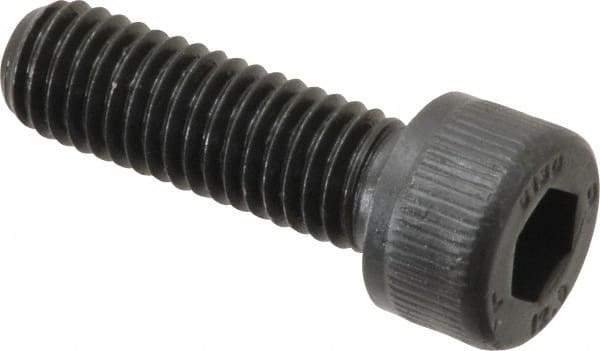 Unbrako - M8x1.25 Metric Coarse Hex Socket Drive, Socket Cap Screw - Grade 12.9 Alloy Steel, Black Oxide Finish, 25mm Length Under Head - Exact Industrial Supply