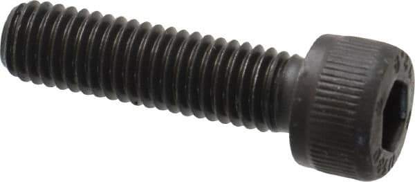 Unbrako - M8x1.25 Metric Coarse Hex Socket Drive, Socket Cap Screw - Grade 12.9 Alloy Steel, Black Oxide Finish, 30mm Length Under Head - Exact Industrial Supply