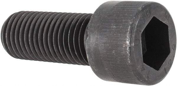 Unbrako - M20x2.50 Metric Coarse Hex Socket Drive, Socket Cap Screw - Grade 12.9 Alloy Steel, Black Oxide Finish, 50mm Length Under Head - Exact Industrial Supply