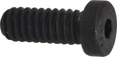 Unbrako - 1/4-20 UNC Hex Socket Drive, Low Socket Cap Screw - Alloy Steel, Black Oxide Finish, 5/8" Length Under Head - Exact Industrial Supply