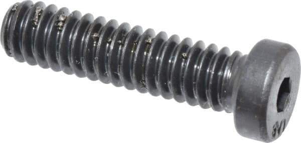 Unbrako - 1/4-20 UNC Hex Socket Drive, Low Socket Cap Screw - Alloy Steel, Black Oxide Finish, 1" Length Under Head - Exact Industrial Supply