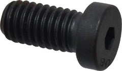 Unbrako - 3/8-16 UNC Hex Socket Drive, Low Socket Cap Screw - Alloy Steel, Black Oxide Finish, 3/4" Length Under Head - Exact Industrial Supply