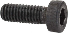 Unbrako - M6x1.00 Metric Coarse Hex Socket Drive, Low Socket Cap Screw - Grade 10.9 Alloy Steel, Black Oxide Finish, 16mm Length Under Head - Exact Industrial Supply