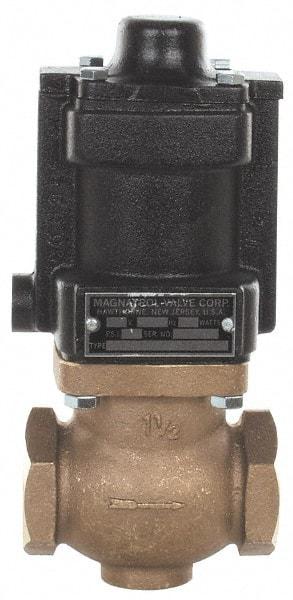 Magnatrol Valve - 1-1/2" Port, 2 Way, Solenoid Valve - Normally Closed - Exact Industrial Supply