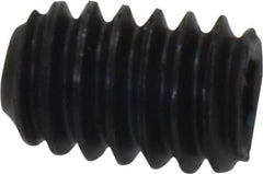 Unbrako - 1/4-20 UNC, 3/8" OAL, Cup Point Set Screw - Grade 8 Alloy Steel, 1/8" Key - Exact Industrial Supply