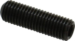 Unbrako - 5/16-24 UNF, 1" OAL, Cup Point Set Screw - Grade 8 Alloy Steel, 3/32" Key - Exact Industrial Supply