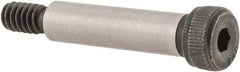 Unbrako - 1/4" Shoulder Diam x 1" Shoulder Length, #10-24 UNC, Hex Socket Shoulder Screw - 8 Alloy Steel, 0.357 to 3/8" Head Diam - Exact Industrial Supply