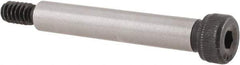 Unbrako - 1/4" Shoulder Diam x 1-1/2" Shoulder Length, #10-24 UNC, Hex Socket Shoulder Screw - 8 Alloy Steel, 0.357 to 3/8" Head Diam - Exact Industrial Supply