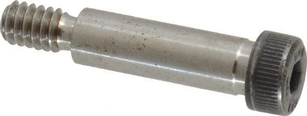 Unbrako - 5/16" Shoulder Diam x 1" Shoulder Length, 1/4-20 UNC, Hex Socket Shoulder Screw - 8 Alloy Steel, 0.419 to 0.438" Head Diam - Exact Industrial Supply