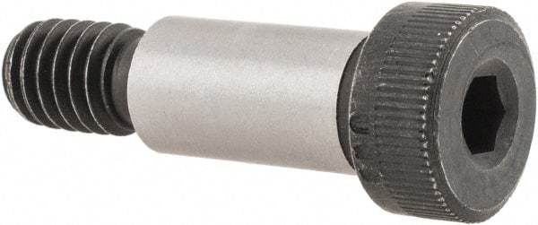 Unbrako - 3/8" Shoulder Diam x 3/4" Shoulder Length, 5/16-18 UNC, Hex Socket Shoulder Screw - 8 Alloy Steel, 0.543 to 0.562" Head Diam - Exact Industrial Supply
