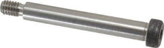 Unbrako - 3/8" Shoulder Diam x 2-1/2" Shoulder Length, 5/16-18 UNC, Hex Socket Shoulder Screw - 8 Alloy Steel, 0.543 to 0.562" Head Diam - Exact Industrial Supply
