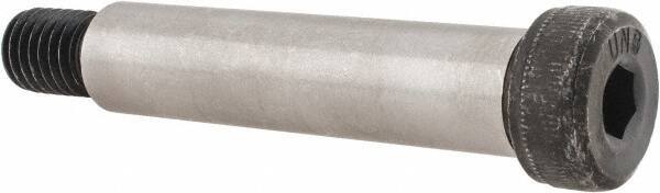 Unbrako - 5/8" Shoulder Diam x 2-3/4" Shoulder Length, 1/2-13 UNC, Hex Socket Shoulder Screw - 8 Alloy Steel, 0.853 to 7/8" Head Diam - Exact Industrial Supply