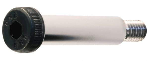Unbrako - 8mm Shoulder Diam x 50mm Shoulder Length, M6x1 Metric Coarse, Hex Socket Shoulder Screw - 12.9 Alloy Steel, 5.5mm Head Height x 13mm Head Diam - Exact Industrial Supply