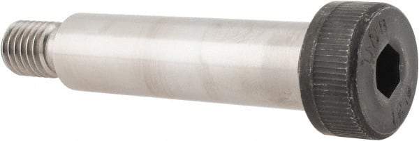 Unbrako - 16mm Shoulder Diam x 60mm Shoulder Length, M12x1.75 Metric Coarse, Hex Socket Shoulder Screw - 12.9 Alloy Steel, 11mm Head Height x 24mm Head Diam - Exact Industrial Supply