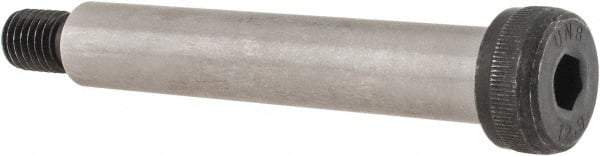 Unbrako - 16mm Shoulder Diam x 90mm Shoulder Length, M12x1.75 Metric Coarse, Hex Socket Shoulder Screw - 12.9 Alloy Steel, 11mm Head Height x 24mm Head Diam - Exact Industrial Supply
