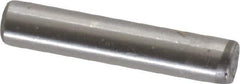 Unbrako - 1/8" Diam x 5/8" Pin Length Grade 8 Alloy Steel Oversized Dowel Pin - C 60 (Surface) & C 50-58 Hardness, 1,845 Lb Breaking Strength, 1 Beveled & 1 Rounded End - Exact Industrial Supply